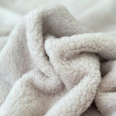 柔軟雙面羊羔絨布料, 1個, 鴿灰色