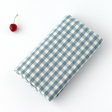 워싱 멜란 체크 대폭 원단, 2개, 블루그린