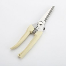 앙플랜트 베이지 다용도 원예 전지가위 일자형, 1개