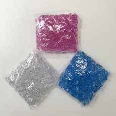 ASPASIA 壓克力石 300g 3入組, 粉色, 白色, 藍色