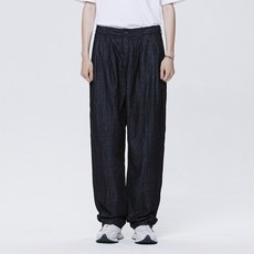페이탈리즘 남성용 통기성 mer two tuck wide linen 바지 #0279