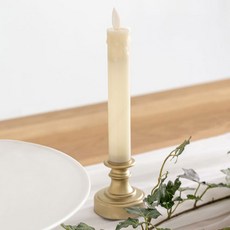 Art Party復古LED蠟燭燭台 小, 金子