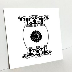 HTP 傳統紋樣磁磚 蓮花紋 昌慶宮玉川橋欄杆 K0906 8582, 1個