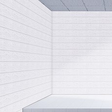 새암 DIA 인테리어 접착식 단열벽지, 타일벽돌 화이트(D-50)