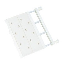 Moment衣櫃廁所廚房壓夾多功能置物架 36寬 S, 單色