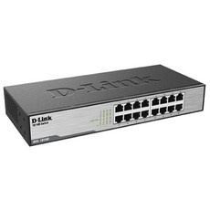 디링크 16포트 100Mbps 비관리형 스위칭허브, DES-1016D, 1개