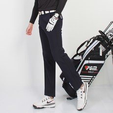 MINEFLOW 男款刷毛內裡雙條紋高爾夫球褲 708PT03