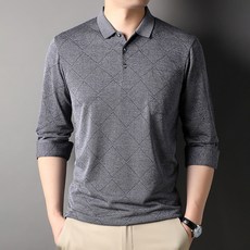 男士DM中年格紋POLO衫