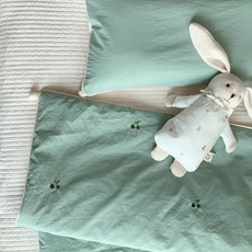 마벨 목화 고밀도워싱 앵두낮잠세트, Harbor Mint