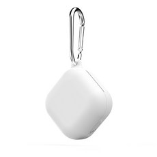 일렉토 갤럭시 버즈 프로 실리콘 D링 케이스, 화이트