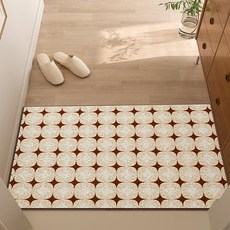 DM 除塵鑽石圖案門墊, 混合色, 1個