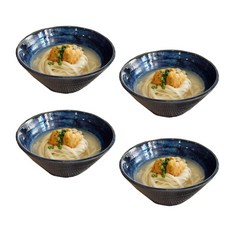 오체어스 블루오션 회오리 삼각 면기, 혼합색상, 4개