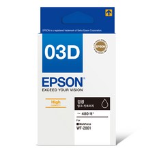 EPSON 愛普生 T03D 正品墨水, 黑色 (T03D170), 1個
