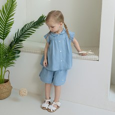 Tartine et Chocolat 女童款 GO Shining 襯衫