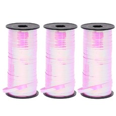 JBalloon 派對氣球捲邊緞帶, 珍珠粉, 3個