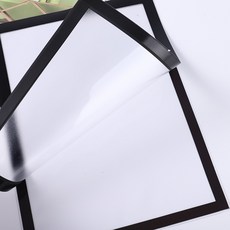 Isoon 免鑽孔 黏貼式 磁吸相框, 10個, 黑色