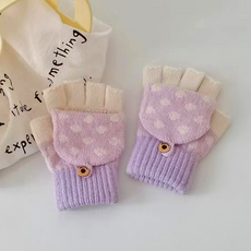 Bidangil 兒童 Dickie 防寒連指半指手套