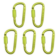 Life Bag 戶外 D型登山扣 5入, 01, 5套