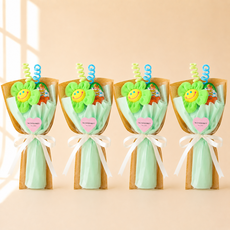 Scent Basket Joyful Smile 健達奇趣蛋花束 4入, 綠色