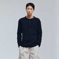MIND BRIDGE 男士亨利領T恤 M1TS0122