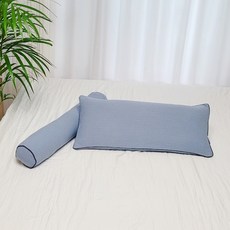 아띠블랑 요루거즈 와이드 아기베개 + 바디필로우 세트, 블루