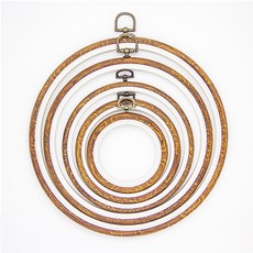 Wiz&wiz木質刺繡圓框, 1套, 混合顏色