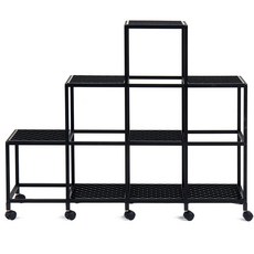 POWER RACK 置物推車, 黑色