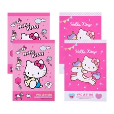 kumhong Hello Kitty 墊襯紙 2 種 x 2p 套組, 混色, 1套