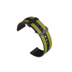 VICHELLE Protail Galaxy Watch 2 矽膠錶帶 40mm, 單一商品, 黃色