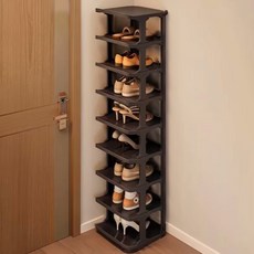 日常工具縫隙鞋架, 黑色, 9速