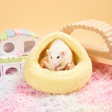 Yoreungae 小動物 Nice Pet 粉彩躲藏屋 S, 1個, 黃色