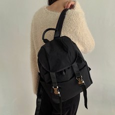 끄레앙 여성용 가벼운 캐주얼 버클 백팩 2301