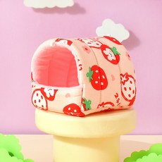 Yoreungae 可愛討喜小動物躲藏屋 S, 01 草莓, 1個