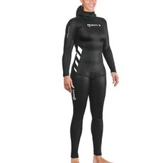 mares 女式自由潛水 New Instinct 套組 3 毫米, 黑色的