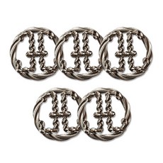 고급 코트 가디건 금속단추 티티 25mm, 니켈, 5개