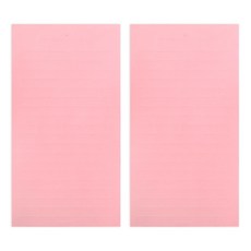 迷你彩虹粉彩信紙, 100個, 甜美粉紅色