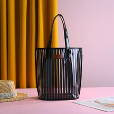 MaisonDeAya PVC瀝水沐浴包, 黑色