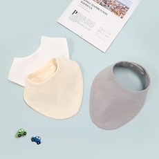 Woojooi 男孩 Peekaboo Yoru 三角圍巾圍兜 3件套