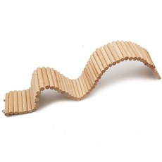FAVE 햄스터 너도밤나무 브릿지 울타리 60cm, 혼합색상, 1개
