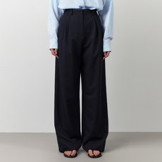 citybreeze 女款防皺基本款雙褶寬版西裝褲 CTG3PT03