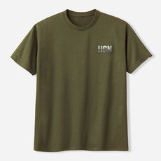 하이후 남여공용 통기성 USN 라운드 17수 반팔 티셔츠 순면