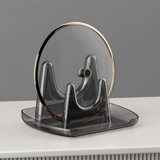 Graedada 鍋蓋廚具架, 黑色, 2個