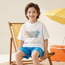 볼컴 아동용 플레이 썸머 래쉬가드 티셔츠 VJCCRTF25163