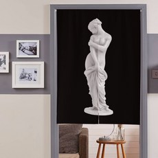 復古風 文藝復興雕像 隔間門簾 雙開式, 14