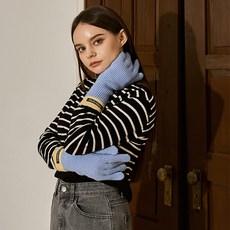 터치소울 여성용 심플 라벨 터치 장갑