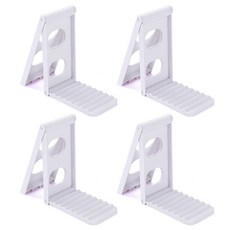 Livingda 折疊式鍋蓋架, 白色, 4個