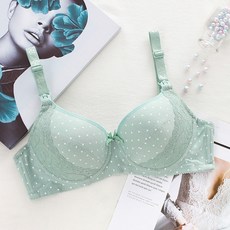 Market A 圓點蕾絲哺乳內衣