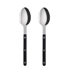 SABRE PARIS 閃亮餐匙 21.5公分, 2入, 黑色