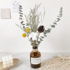 GAPANG 乾花DRYD002+花瓶, 混合10次