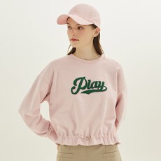 Play Debb 女款 Boucle Logo 短版大學T DEAMB2010M